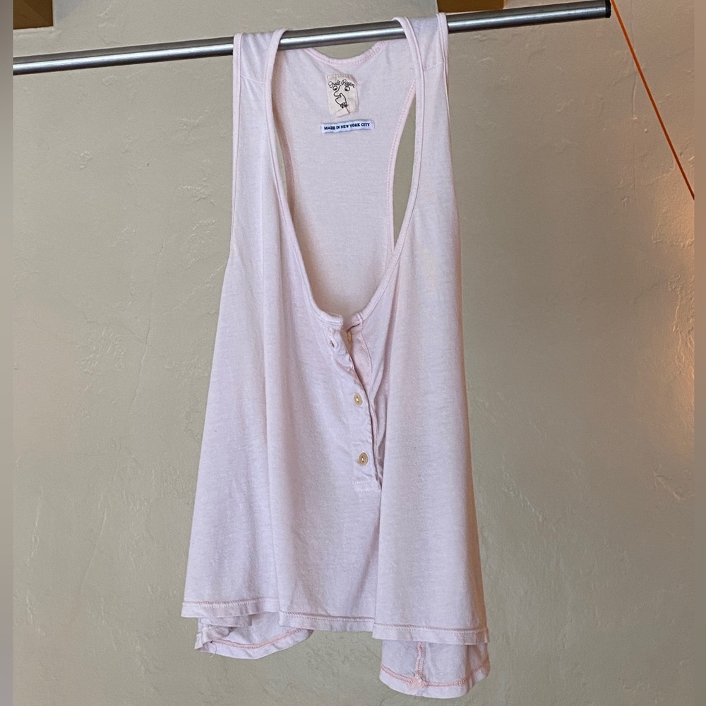 Judi Rosen - Medium, Pink Cotton Tank Top